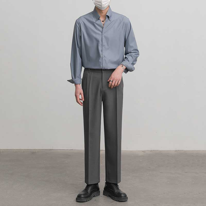 Mens Outlet House - Loven | Button-Down Long-Sleeved Shirt Men