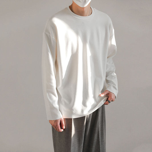 Milev Langärmeliger melierter Pullover