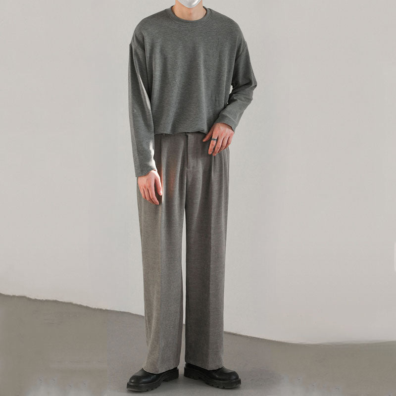 Mens Outlet House - Nosol | Wide-Fit Heathered Sweater Men