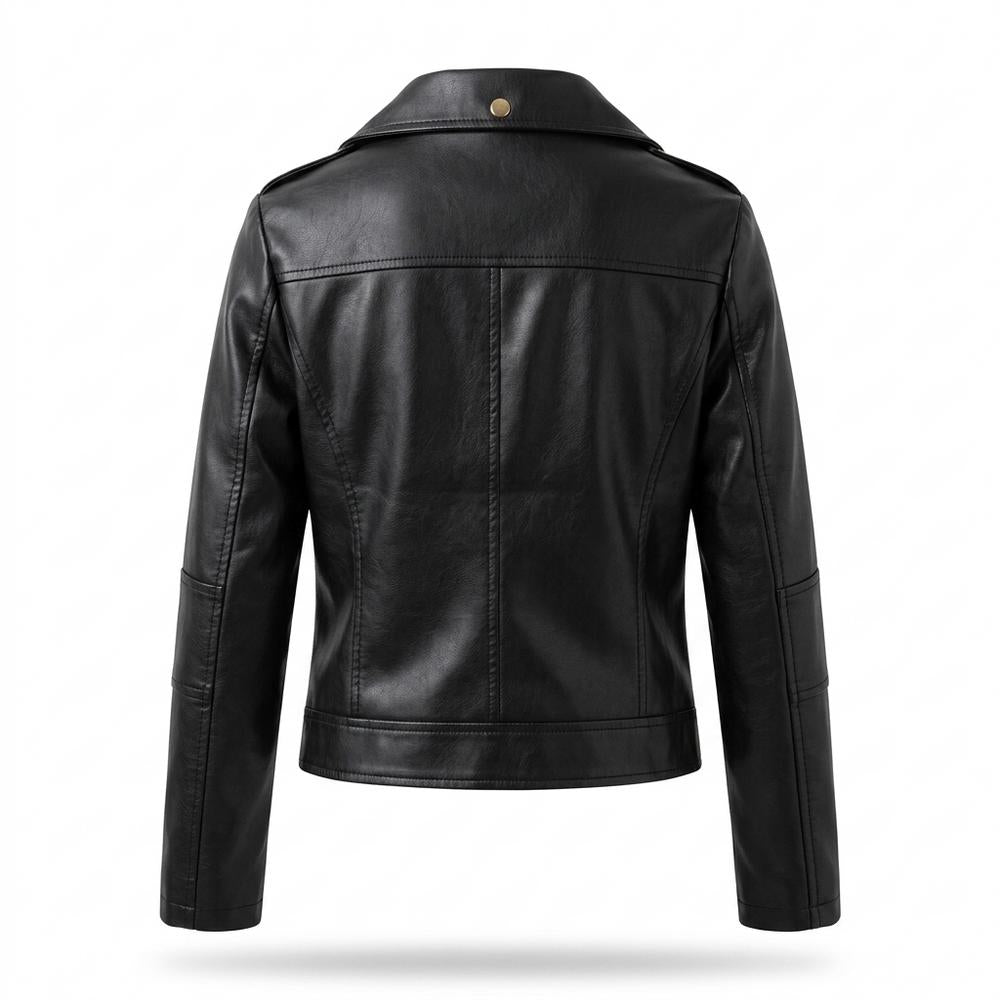 Mens Outlet House - Calan | Asymmetrical Tailored Leather Jacket Women