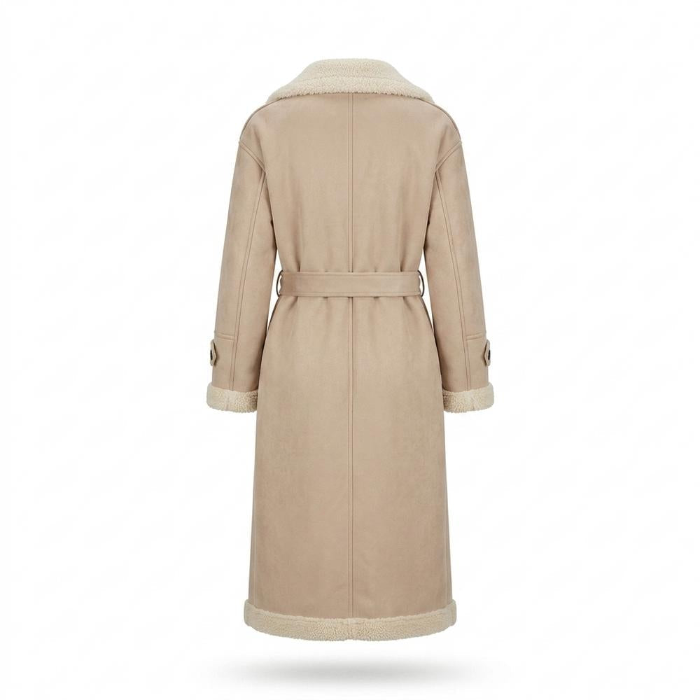 Mens Outlet House - Rizan | Shearling-Lined Double-Breasted Coat Women