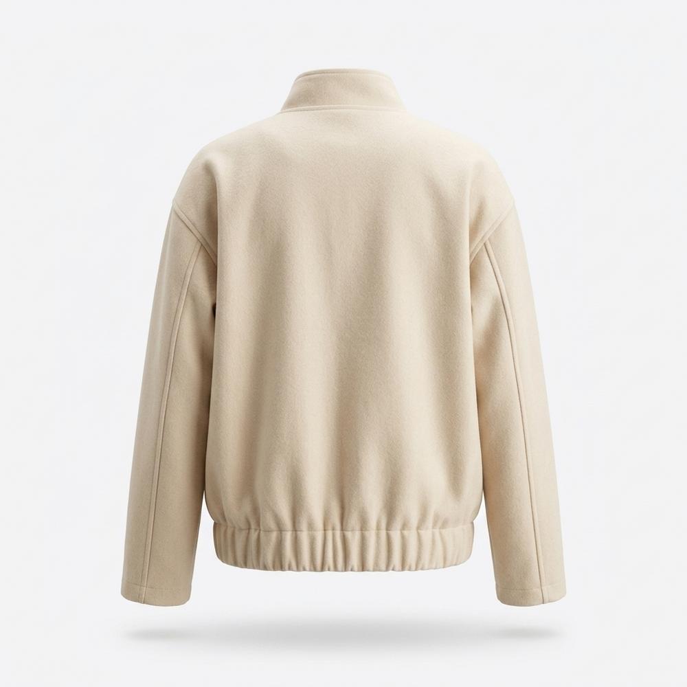 Mens Outlet House - Ellev | Felted Stand-Collar Jacket Women