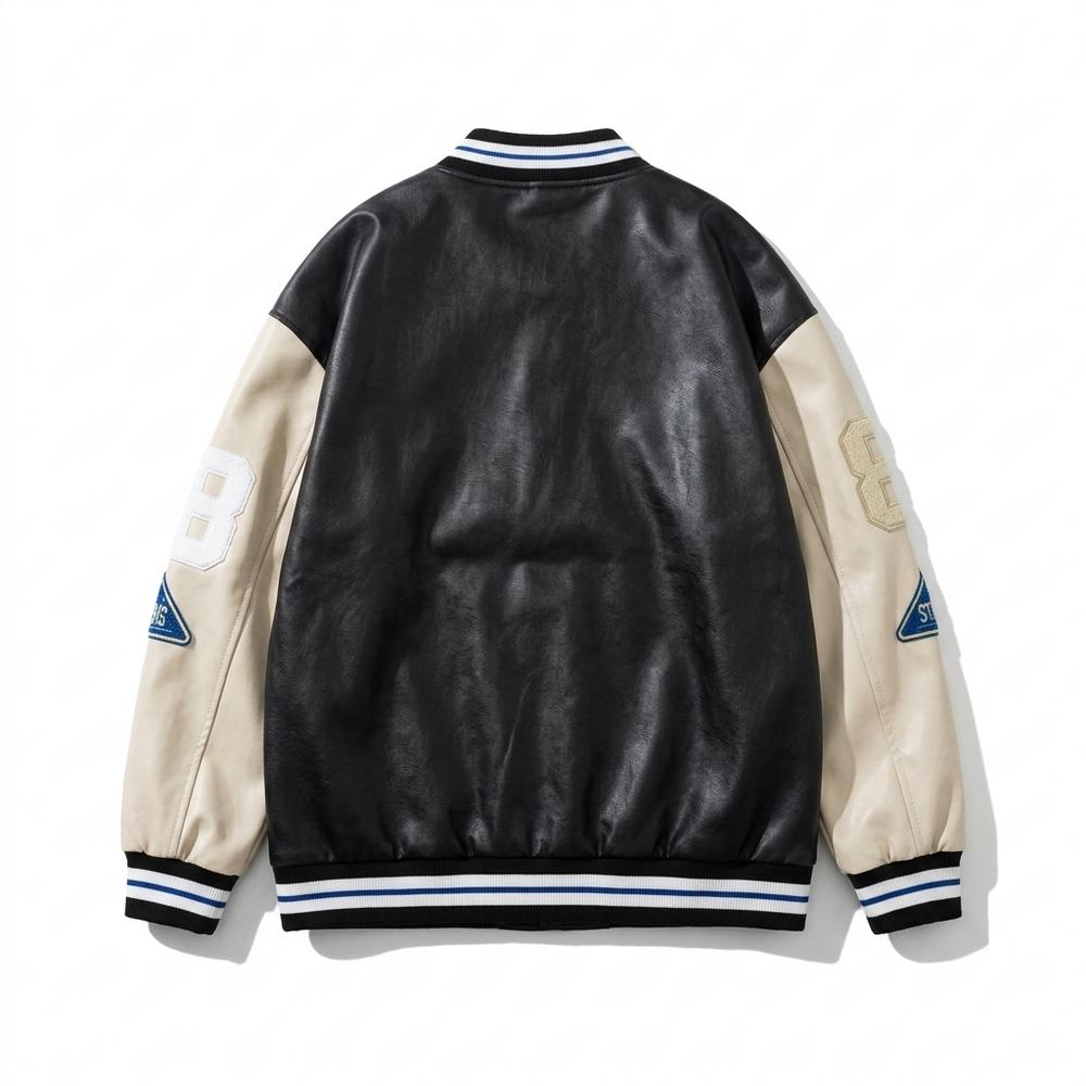 Mens Outlet House - Viser | Embroidered Colorblock Jacket Unisex
