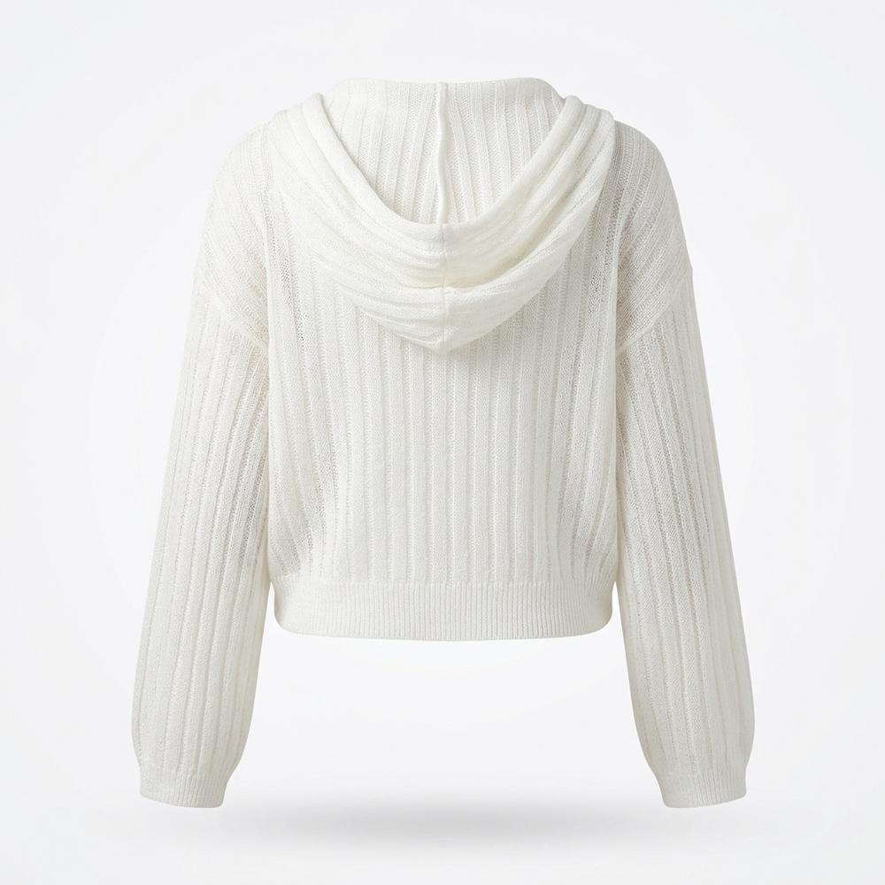 Mens Outlet House - Senor | Rib-Knit Zip-Up Hoodie Women