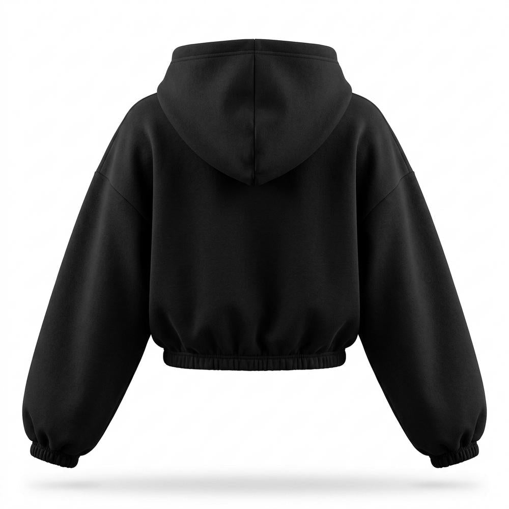 Mens Outlet House - Ruwen | Zip-Up Cropped Hoodie Women
