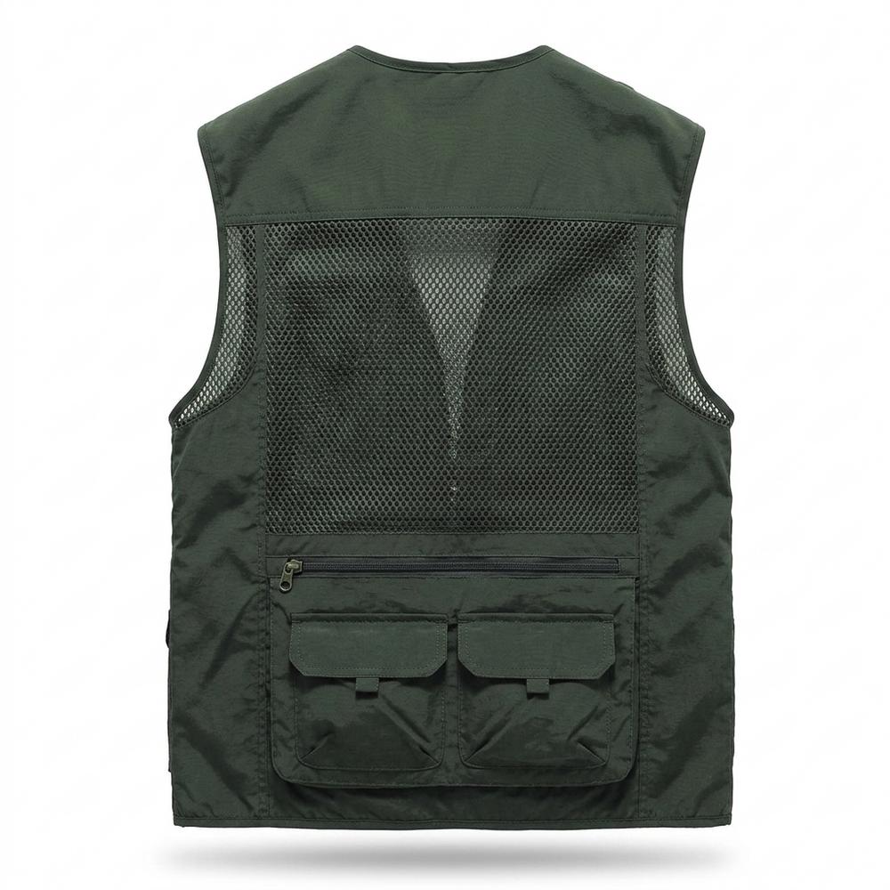 Mens Outlet House - Lekar | Multi-Pocket Lightweight Vest Men