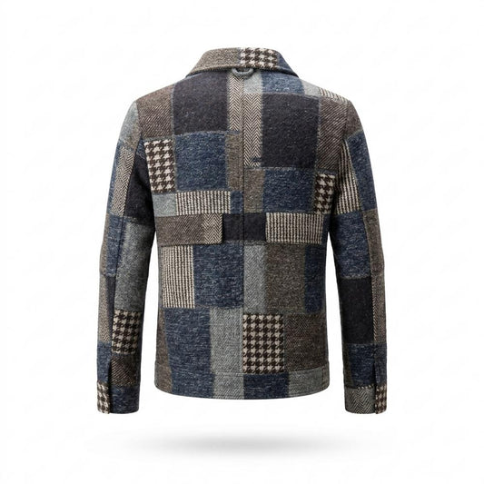 Mens Outlet House - Vator | Patchwork Collared Jacket Men