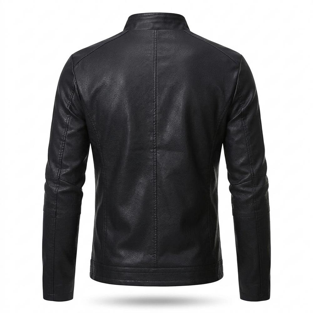 Mens Outlet House - Lymel | Fleece-Lined Tailored Leather Jacket Men