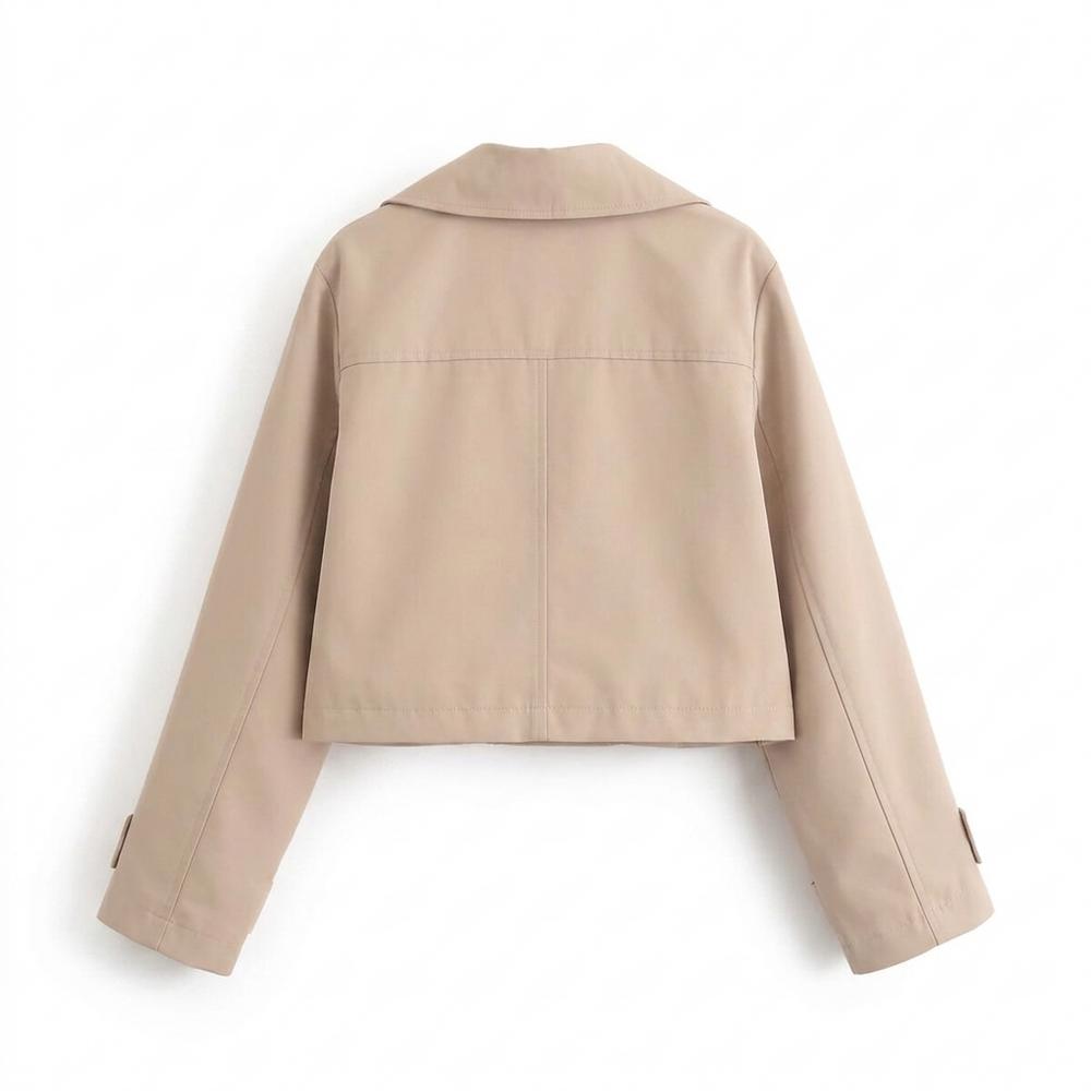 Mens Outlet House - Nosen | Double-Breasted Cropped Jacket Women