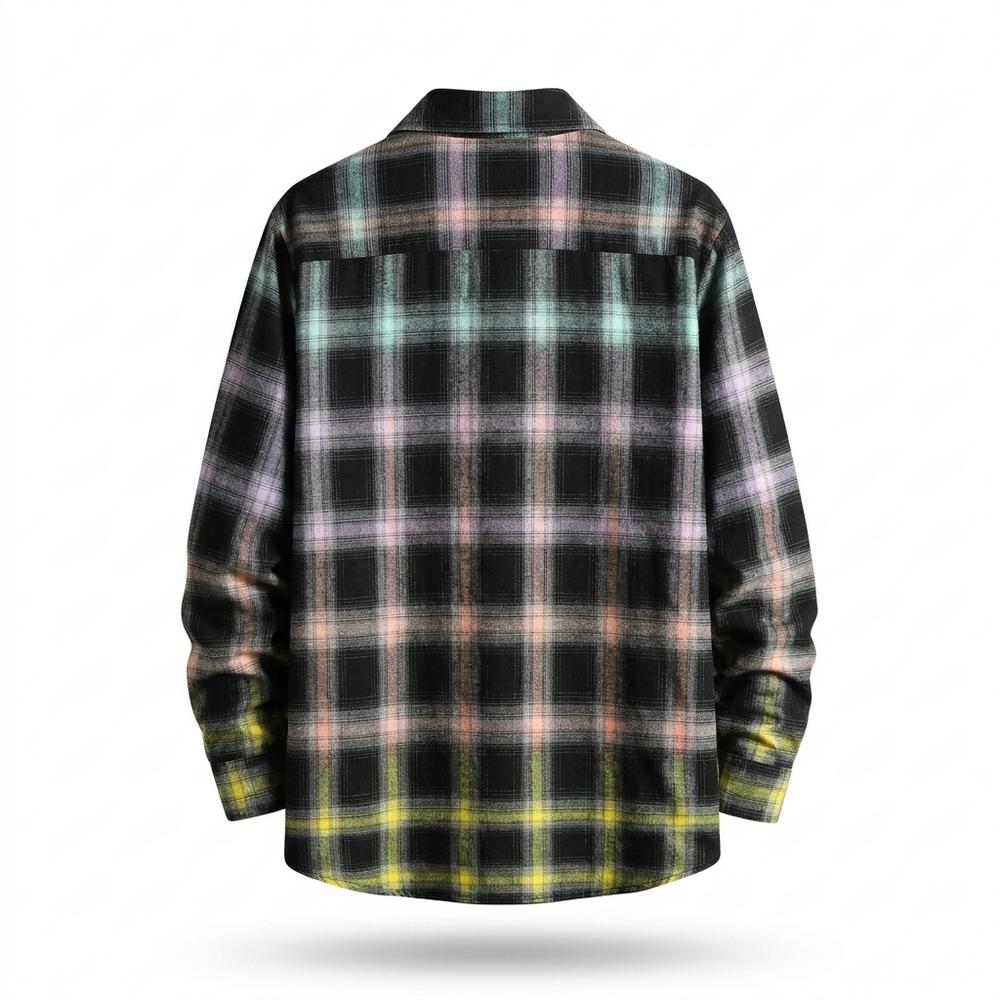Mens Outlet House - Elsel | Plaid Long-Sleeved Shirt Men
