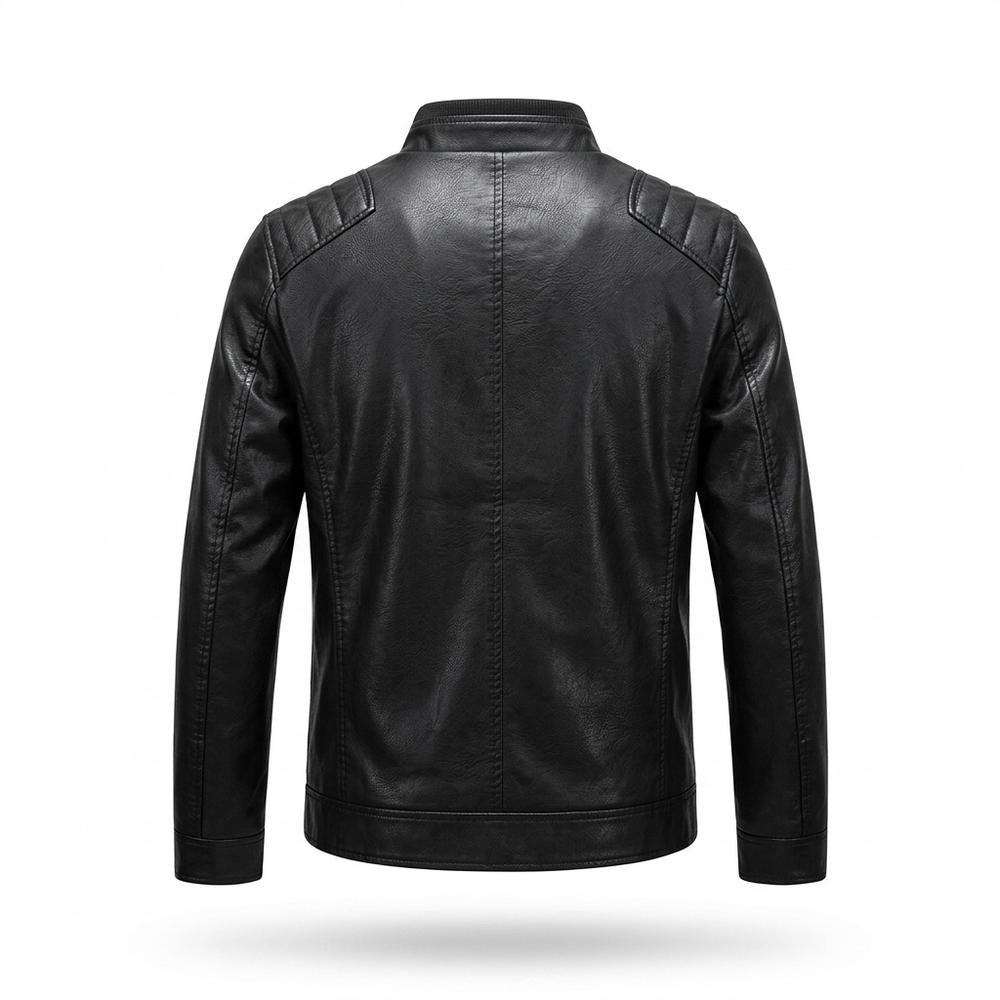 Mens Outlet House - Neral | Zip-Up Quilted Leather Jacket Men