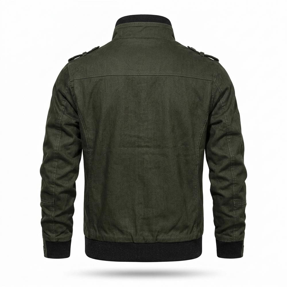 Mens Outlet House - Yufot | Zip-Up Stand-Collar Jacket Men