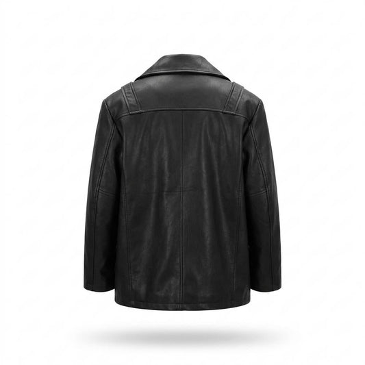 Mens Outlet House - Arlin | Multi-Pocket Buckled Leather Jacket Men