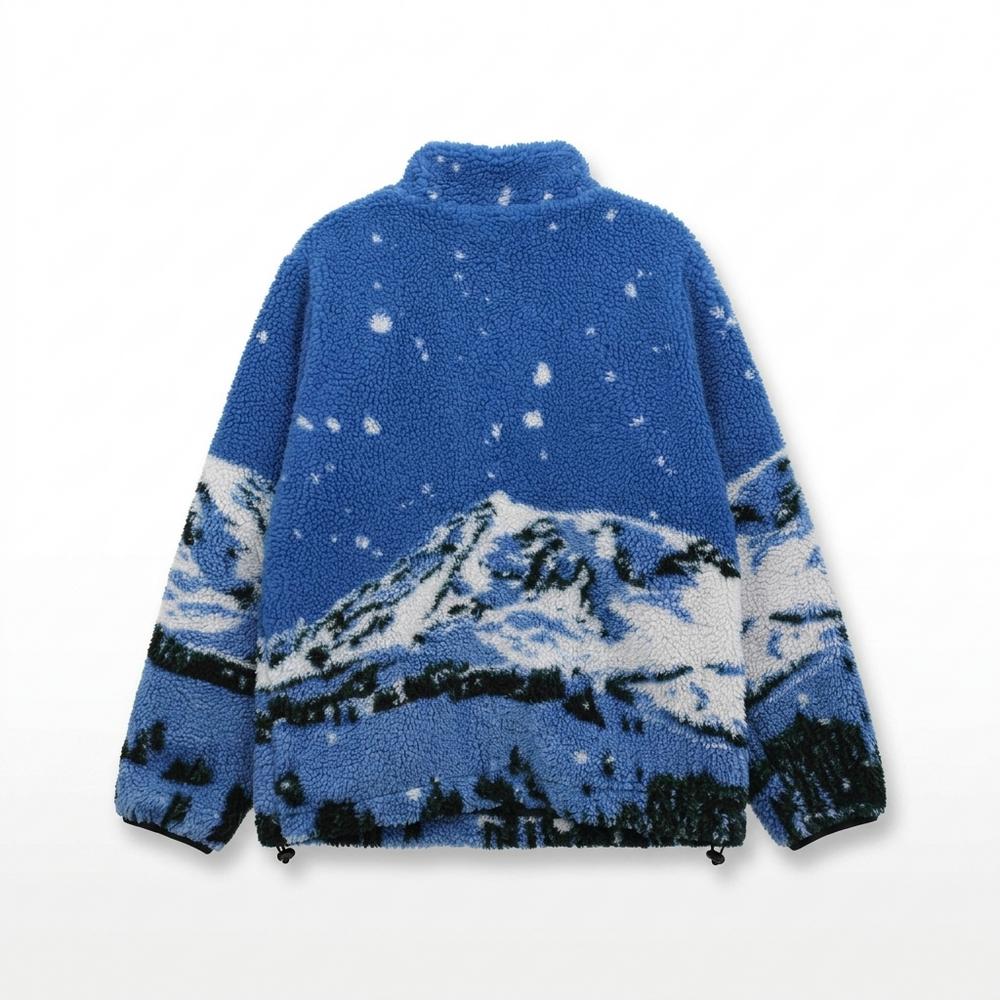Mens Outlet House - Elrel | Fleece Printed Jacket Unisex