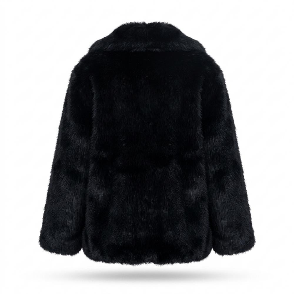 Mens Outlet House - Muvom | Faux Fur Plush Coat Women