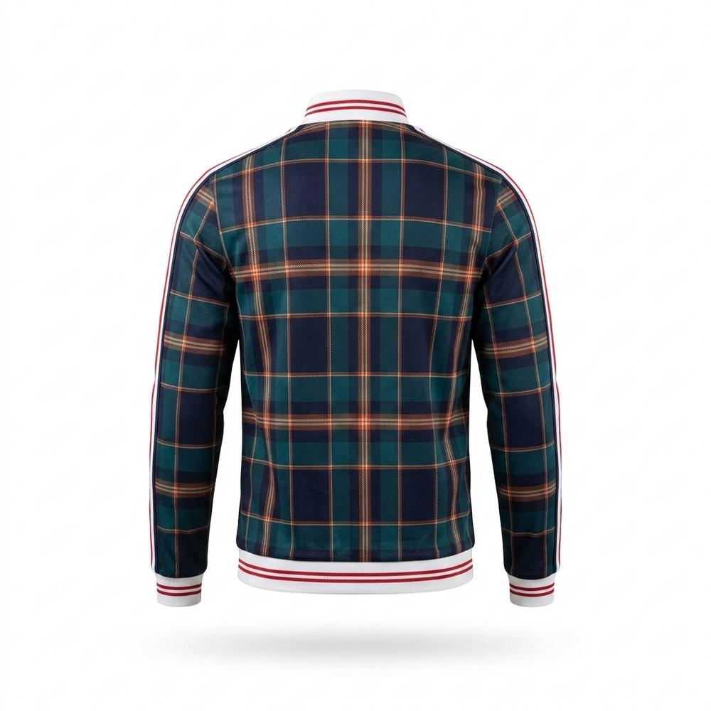 Mens Outlet House - Zaver | Plaid Zip-Up Jacket Unisex
