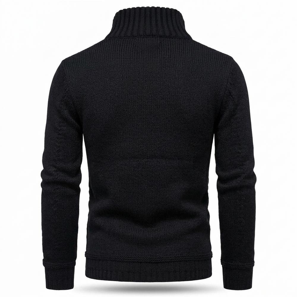 Mens Outlet House - Malin | Button-Up Stand-Collar Knit Cardigan Men