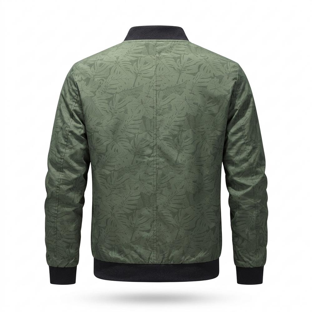 Mens Outlet House - Vazan | Patterned Zip-Up Jacket Men