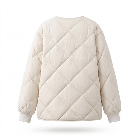 Mens Outlet House - Nisin | Quilted Collarless Jacket Women