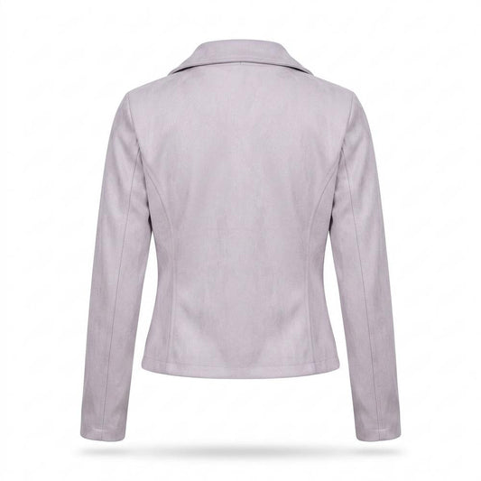 Mens Outlet House - Rimel | Asymmetrical Faux Suede Jacket Women