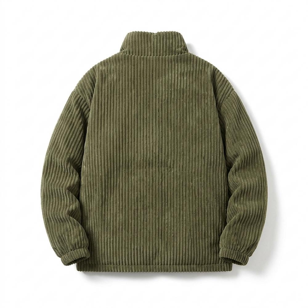 Mens Outlet House - Zalom | Corduroy Zip-Up Jacket Men