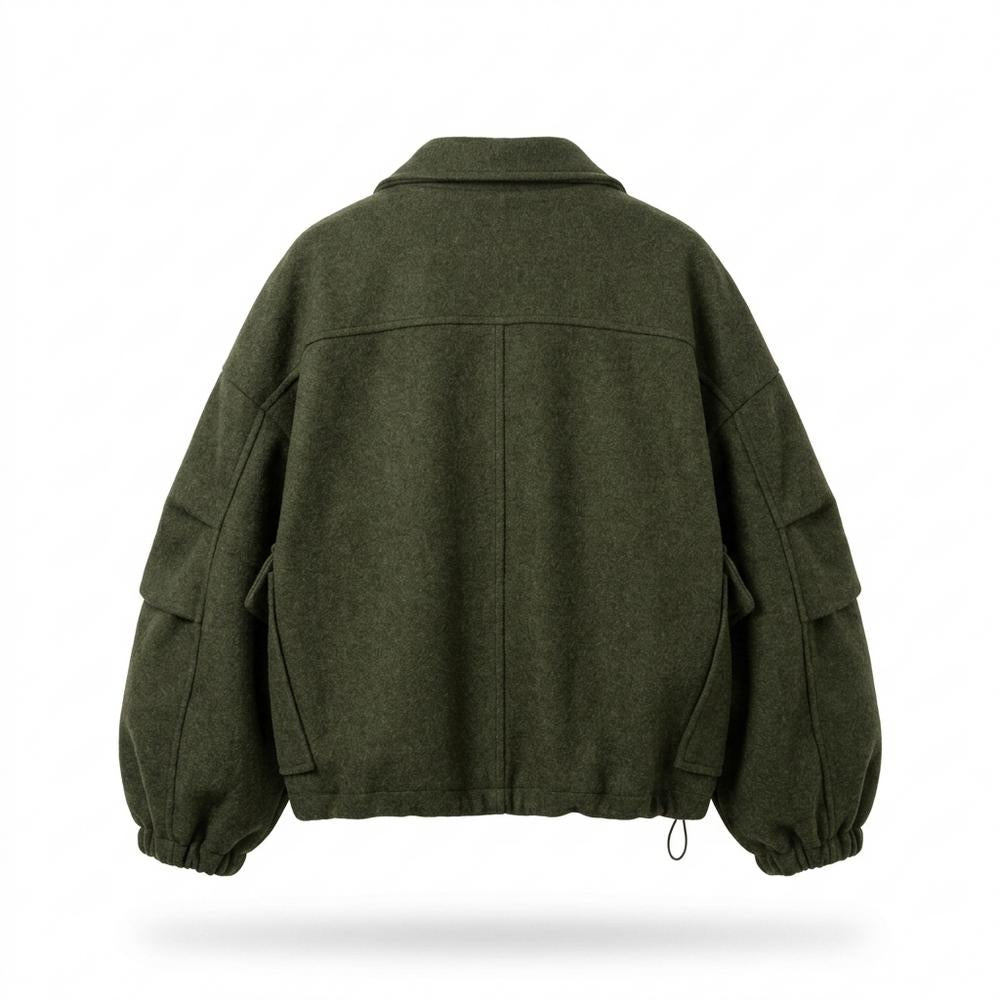 Mens Outlet House - Nimer | Cropped Balloon-Sleeve Jacket Women
