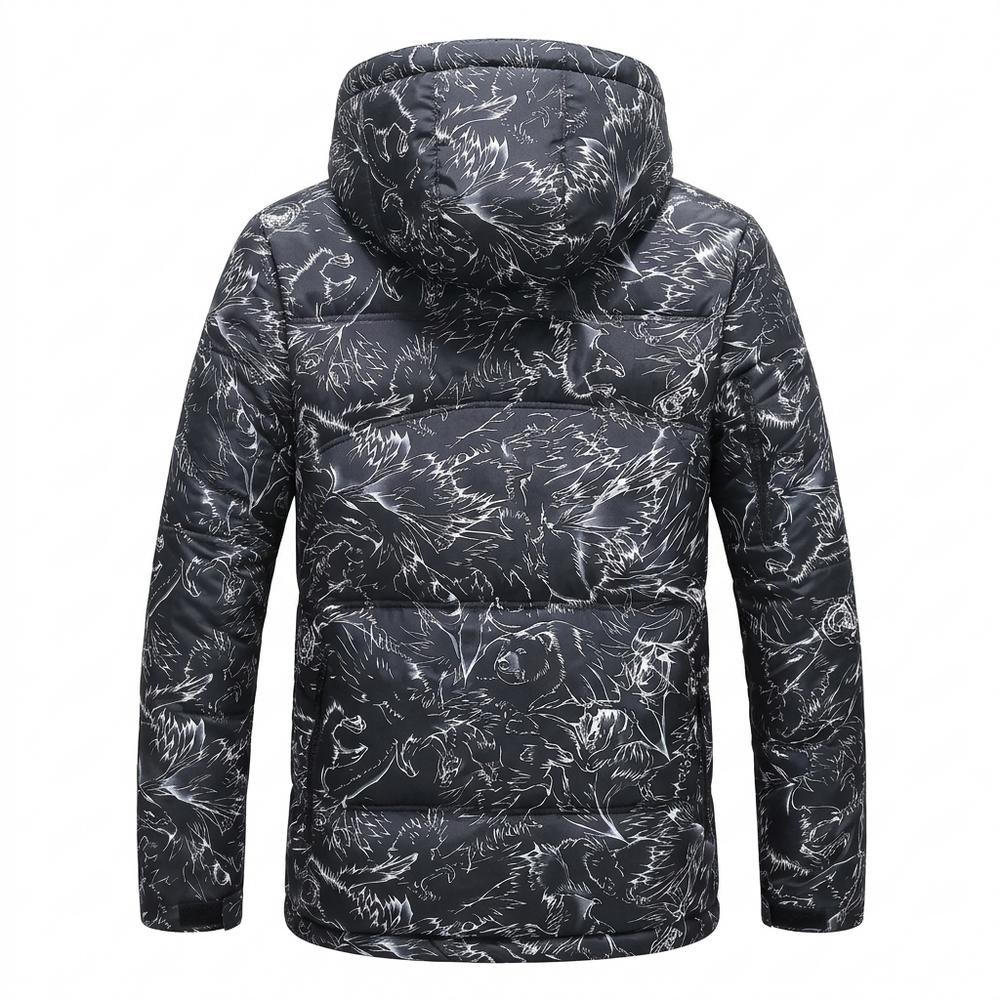 Mens Outlet House - Maram | Padded Patterned Jacket Men