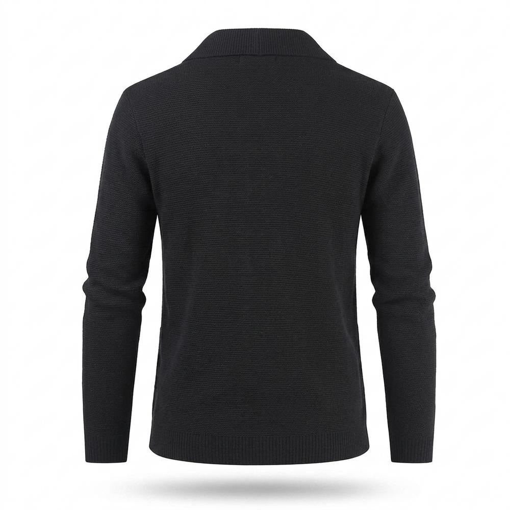 Mens Outlet House - Sasel | Buttoned Structured Knit Cardigan Men