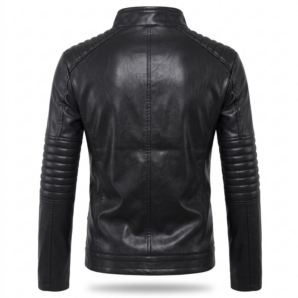 Mens Outlet House - Manor | Quilted Slim-Fit Leather Jacket Men