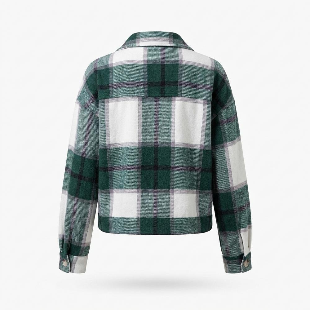 Mens Outlet House - Kakar | Plaid Cropped Jacket Women