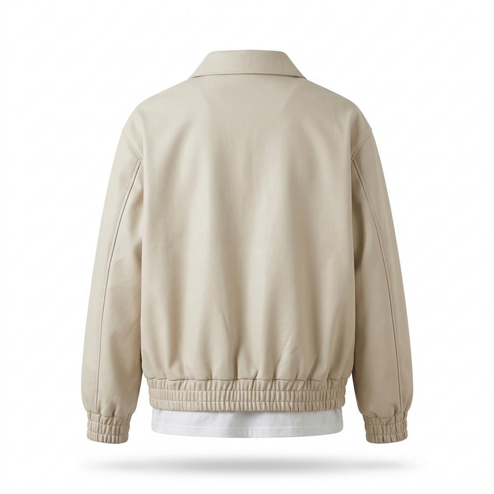 Mens Outlet House - Calor | Faux-Leather Zip-Up Jacket Men