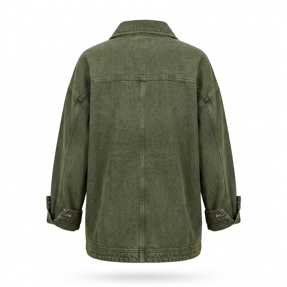Mens Outlet House - Loran | Washed Button-Up Jacket Women
