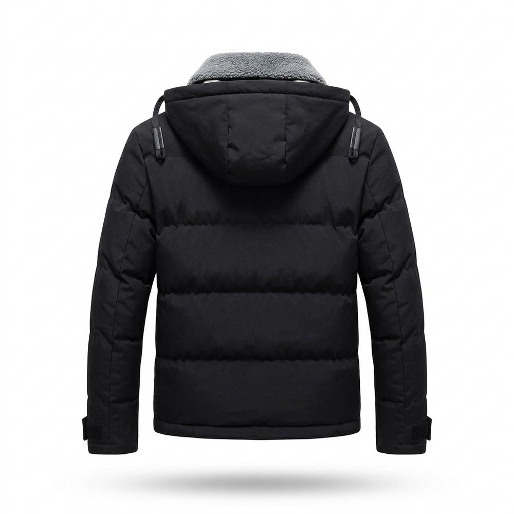 Mens Outlet House - Zetir | Quilted Sherpa-Collar Jacket Men