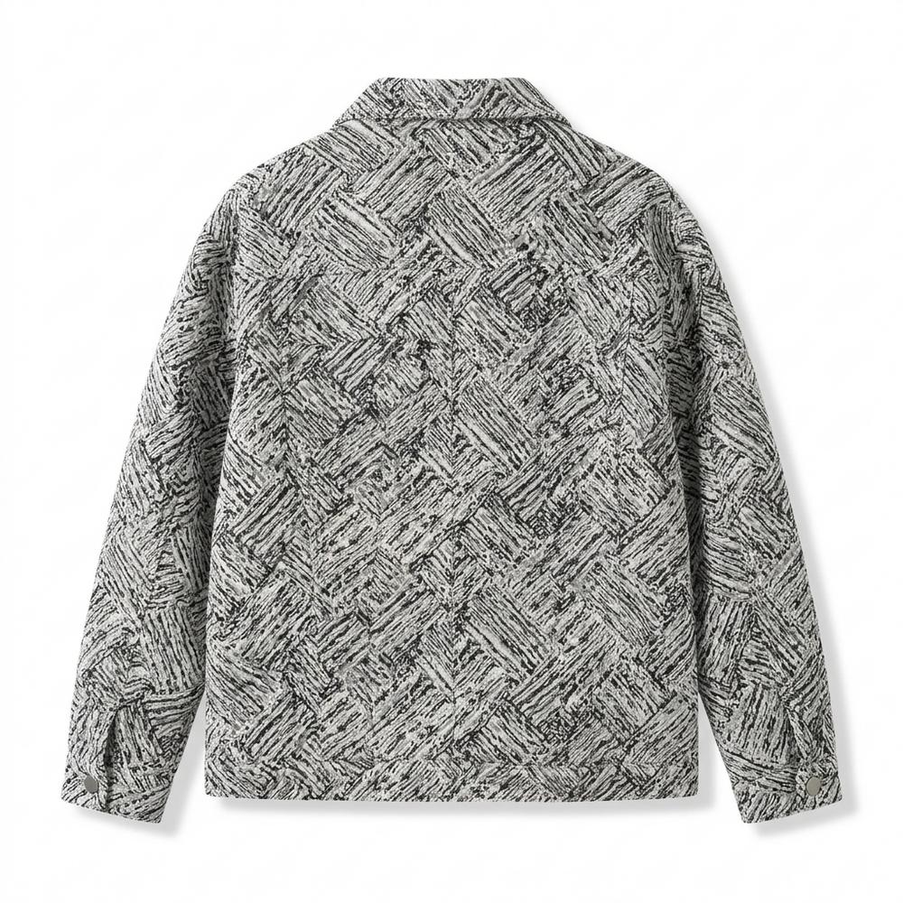Mens Outlet House - Mopid | Patterned Straight-Cut Jacket Unisex