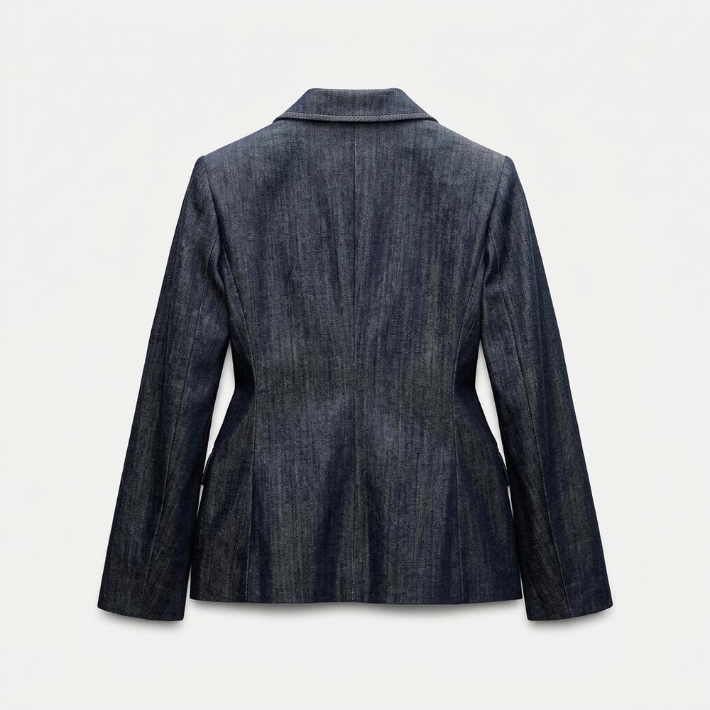 Mens Outlet House - Rasel | Denim Tailored Blazer Women