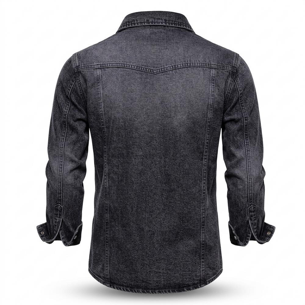 Mens Outlet House - Nilar | Washed Slim-Fit Shirt Men