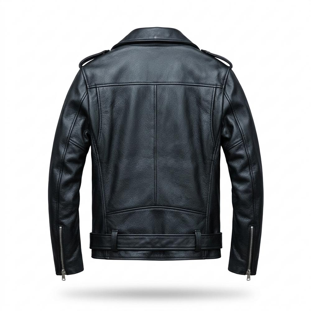 Mens Outlet House - Kamer | Asymmetrical Belted Leather Jacket Unisex