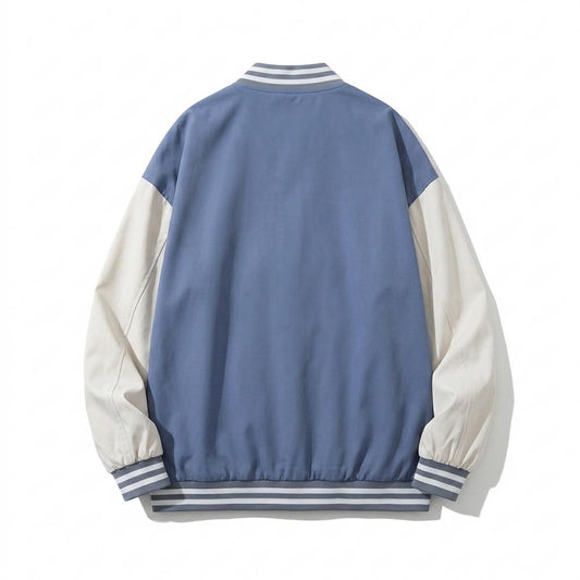 Mens Outlet House - Rihuv | Two-Tone Snap-Button Jacket Unisex