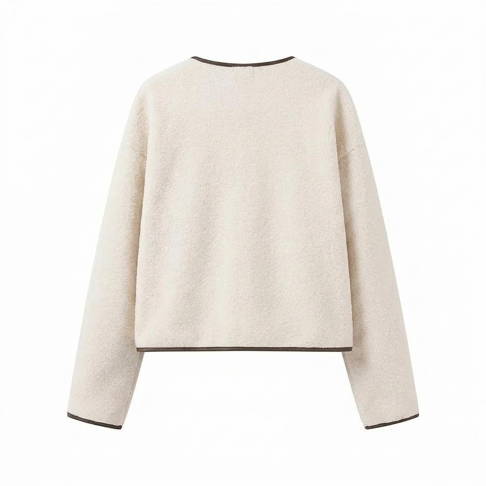 Mens Outlet House - Kelev | Collarless Tie-Front Jacket Women