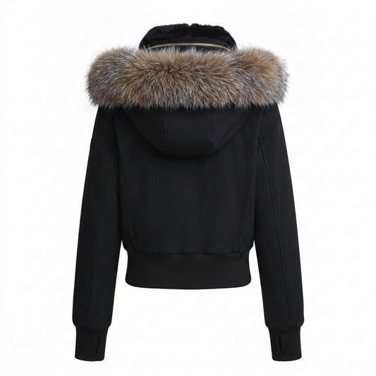 Mens Outlet House - Zenor | Fur-Trimmed Cropped Jacket Women