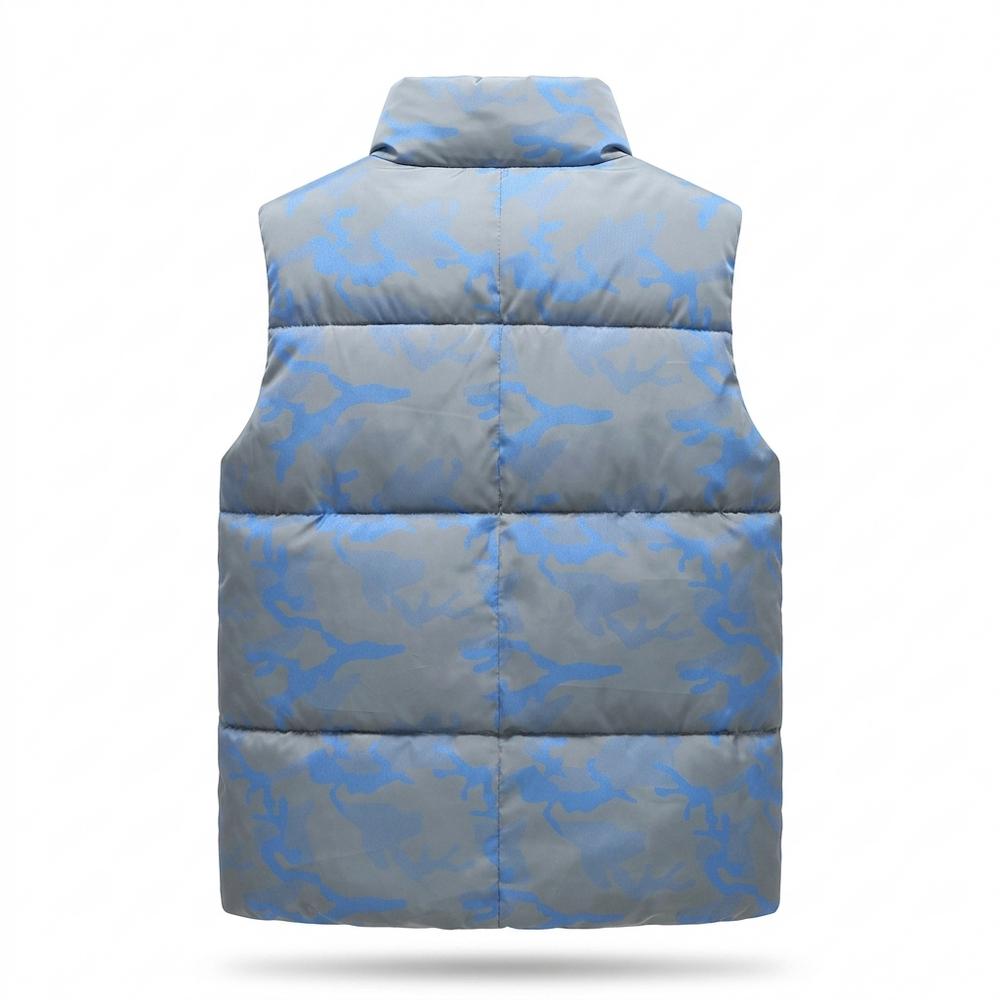 Mens Outlet House - Comor | Quilted Camouflage Vest Men