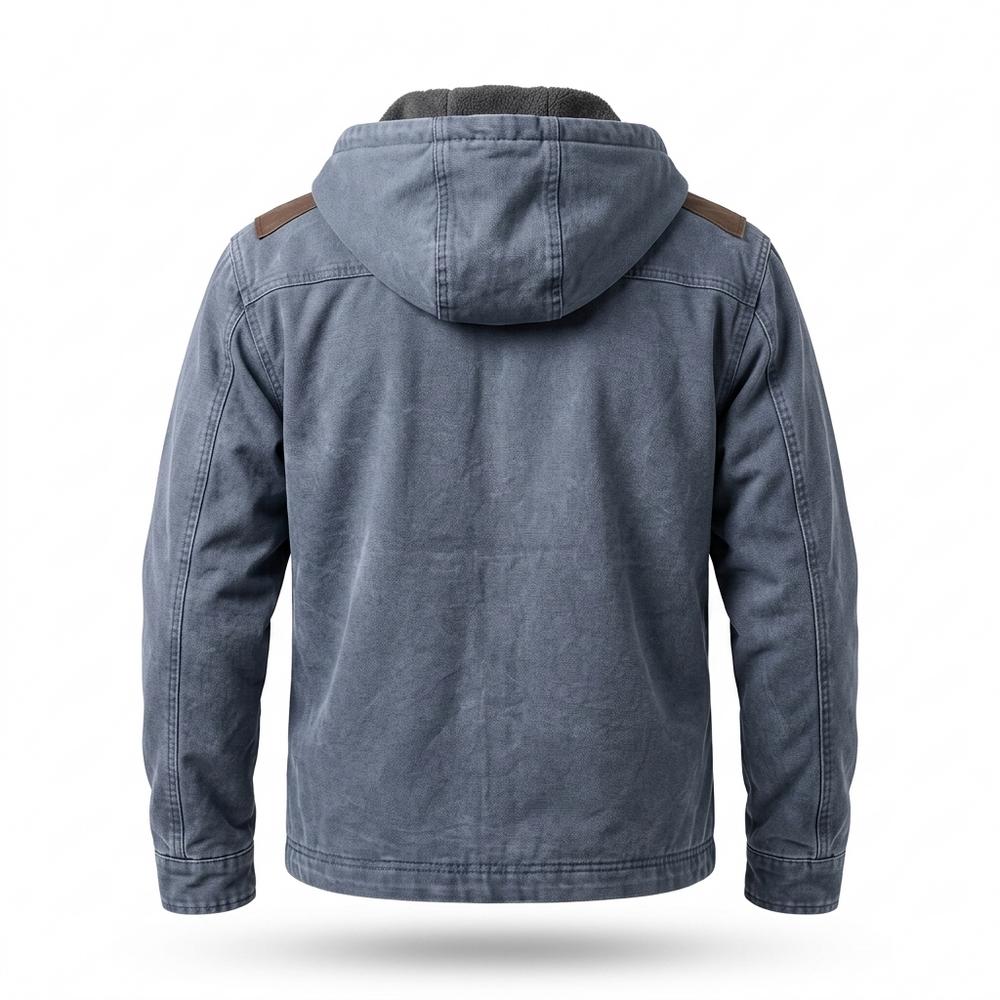 Mens Outlet House - Kanor | Fleece-Lined Hooded Jacket Men