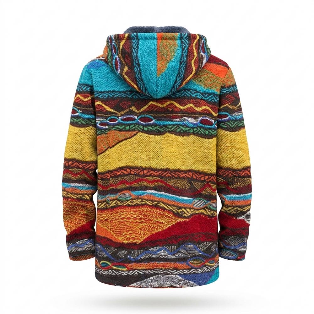 Mens Outlet House - Kesad | Fleece-Lined Hooded Knit Cardigan Men