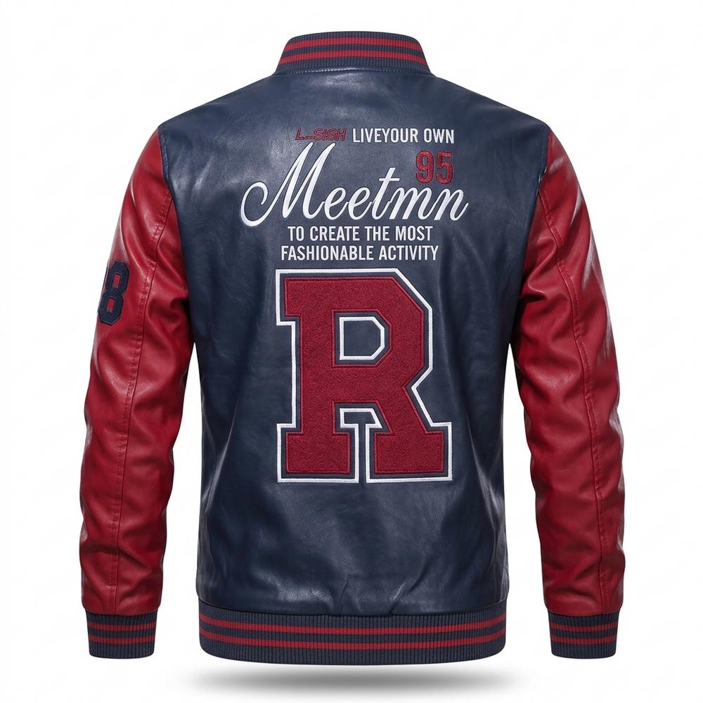Mens Outlet House - Arron | Two-Tone Embroidered Jacket Men