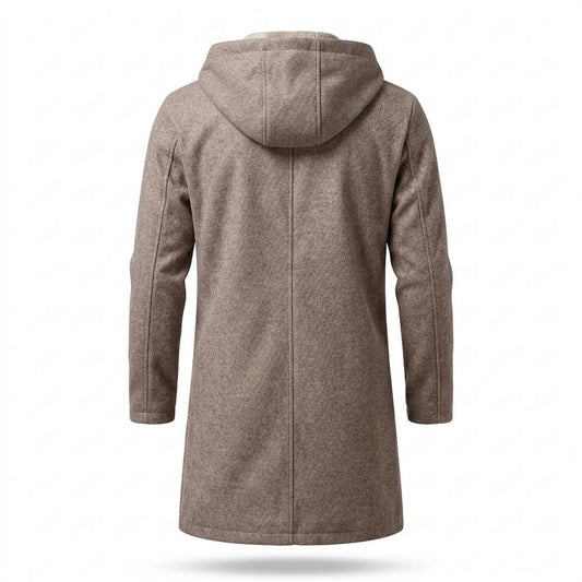 Mens Outlet House - Nimin | Hooded Heathered Coat Men