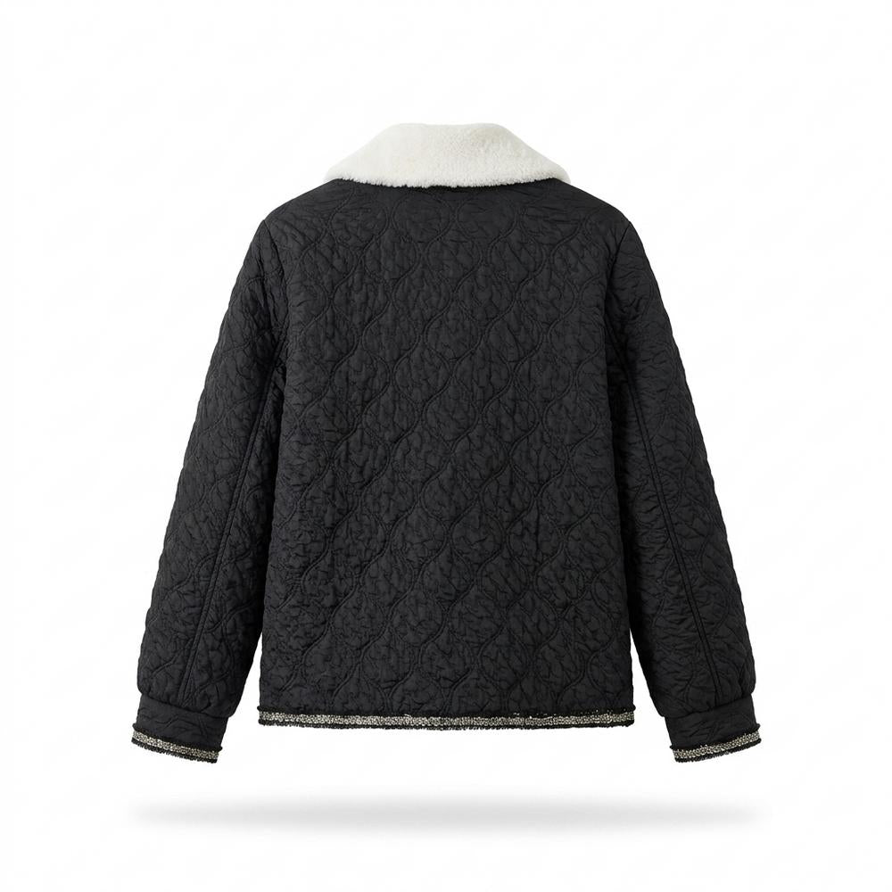 Mens Outlet House - Sarev | Quilted Bouclé Trim Jacket Women