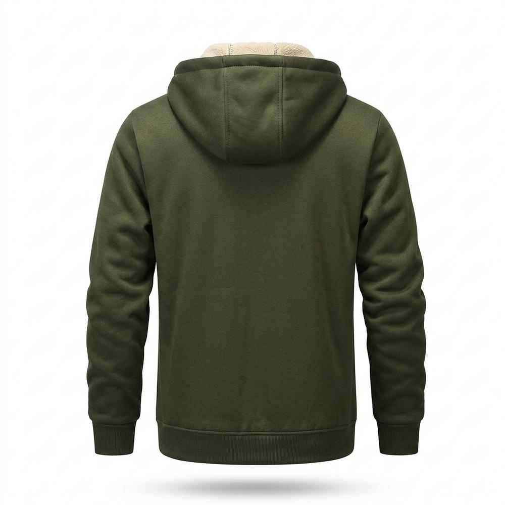 Mens Outlet House - Roven | Fleece-Lined Zip-Up Hoodie Men