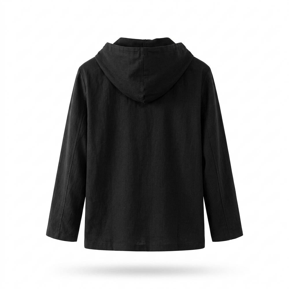 Mens Outlet House - Mibat | Linen Hooded Jacket Unisex