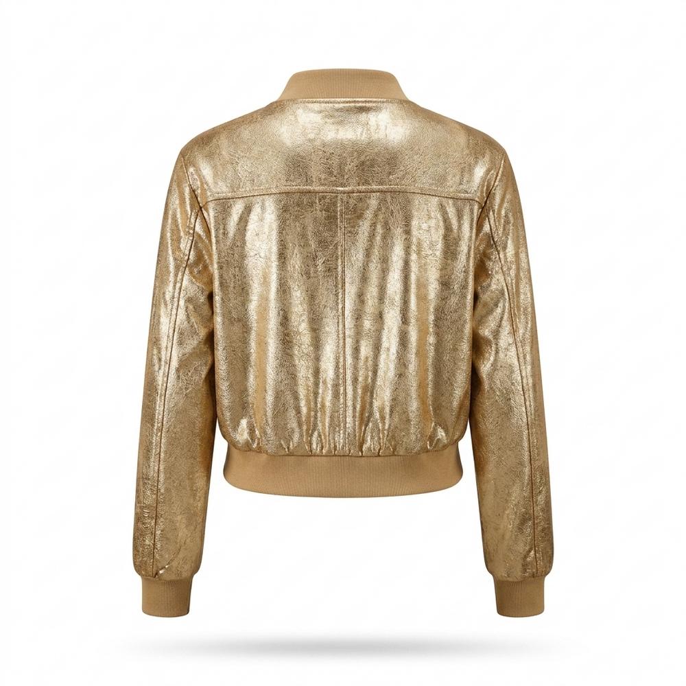 Mens Outlet House - Valin | Metallic Cropped Jacket Women