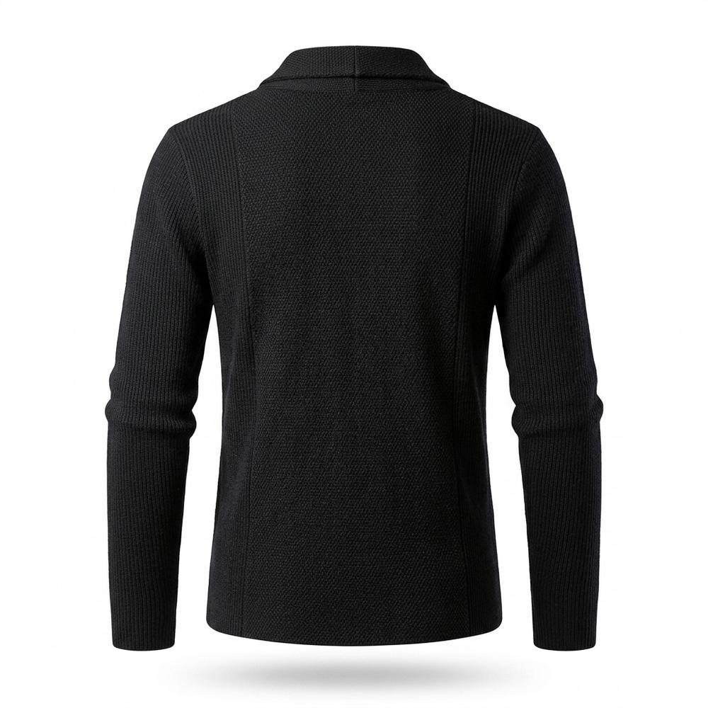 Mens Outlet House - Selin | Shawl-Collar Slim-Fit Knit Cardigan Men